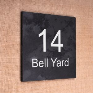 Value Slate House Sign. 15cm x 15cm