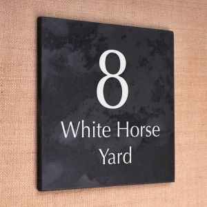 Value Slate House Sign 20cm x 20cm