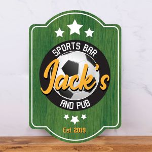 Personalised Sports Bar Sign