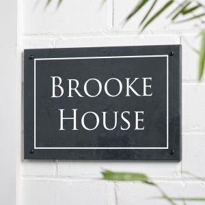 Engraved Slate House Sign Ambleside